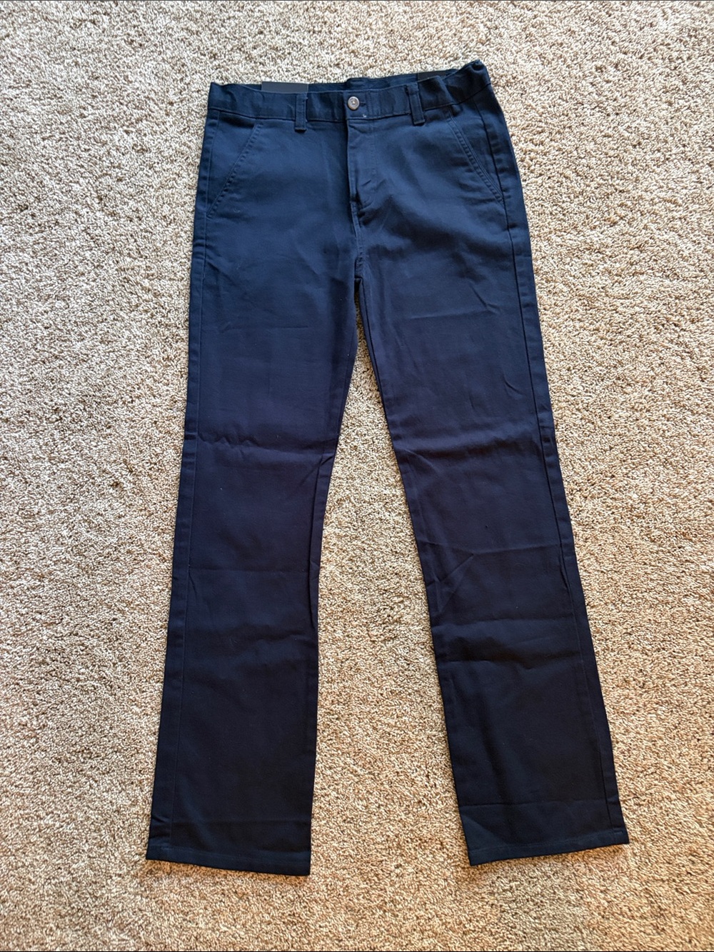 Chaps Navy Blue Boys Dress Pants